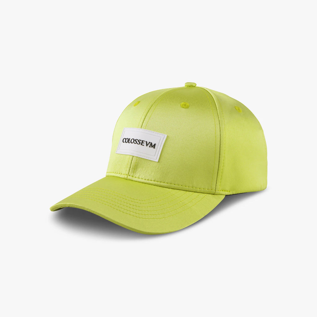 Lime Glow Satin Baseball Hat – COLOSSEVM®