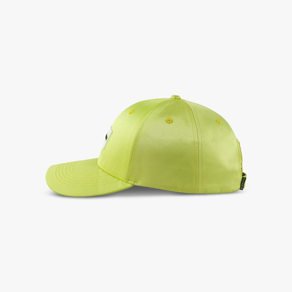 Lime Glow Satin Baseball Hat – COLOSSEVM®