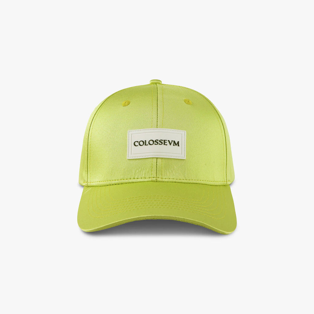 Lime Glow Satin Baseball Hat – COLOSSEVM®